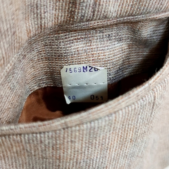 Yves Saint Laurent vintage tweed 3 piece suit / jacket vest & pants matching set - Picture 9 of 16